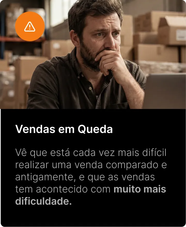 Vendas em Queda